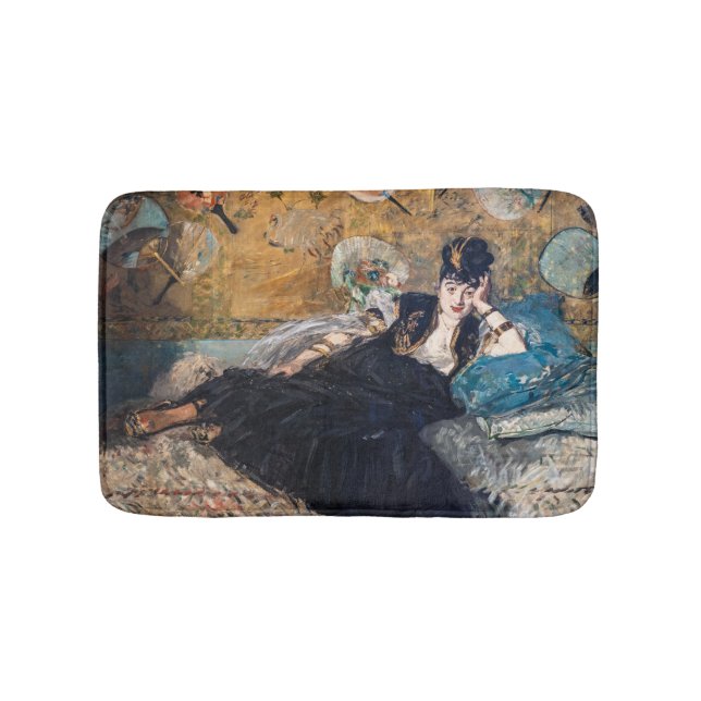 Edouard Manet - Lady with Fans Bath Mat (Front)