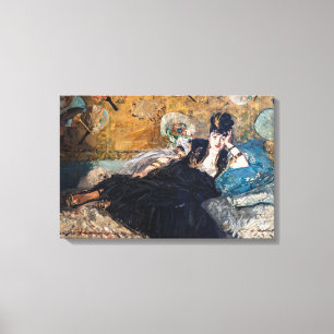 Edouard Manet - Lady with Fans Canvas Print