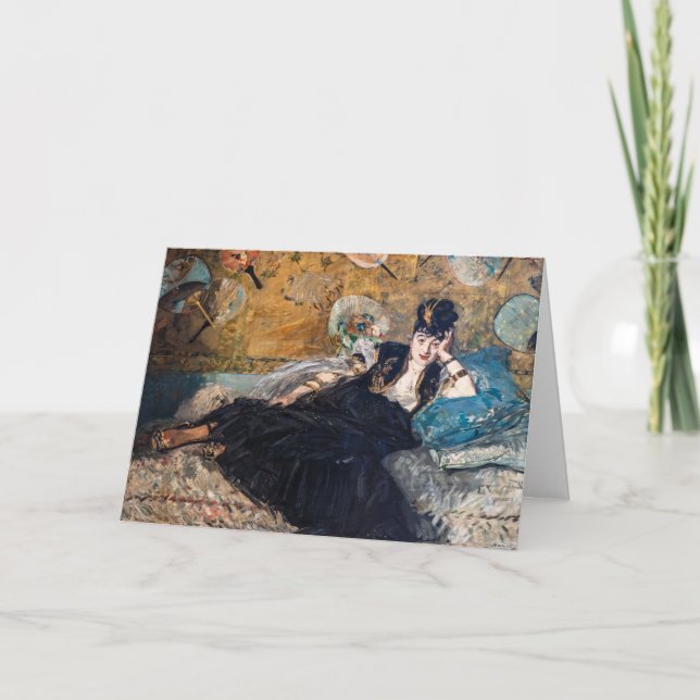 Edouard Manet - Lady with Fans Card (Front)