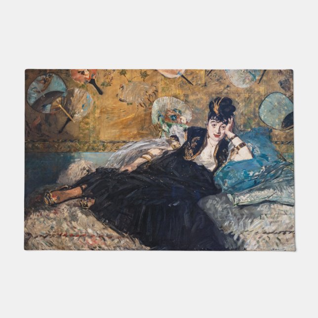 Edouard Manet - Lady with Fans Doormat (Front)