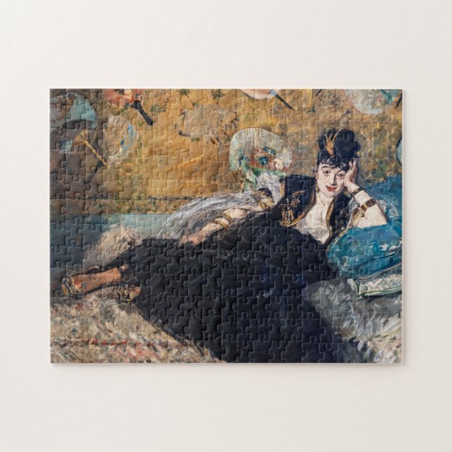 Edouard Manet - Lady with Fans Jigsaw Puzzle (Horizontal)