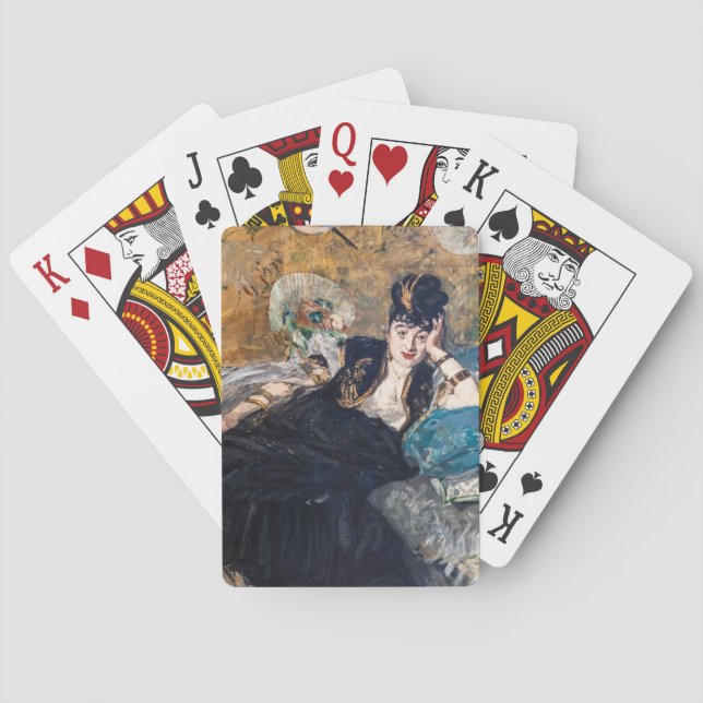 Edouard Manet - Lady with Fans Playing Cards (Back)