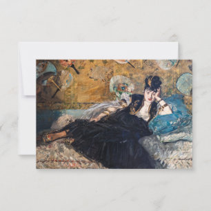 Edouard Manet - Lady with Fans Thank You Card