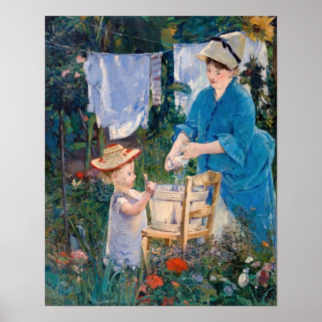 Edouard Manet - Laundry Poster (Front)