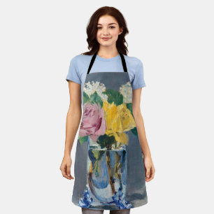Edouard Manet - Lilacs and Roses Apron