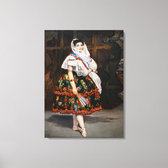 Edouard Manet - Lola de Valence Canvas Print (Front)