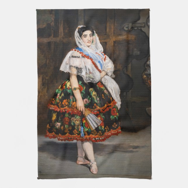 Edouard Manet - Lola de Valence Kitchen Towel (Vertical)