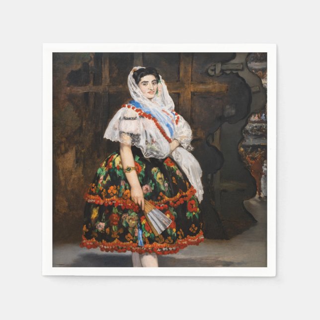 Edouard Manet - Lola de Valence Napkin (Front)