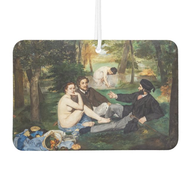 Edouard Manet - Luncheon on the Grass Air Freshener (Front)