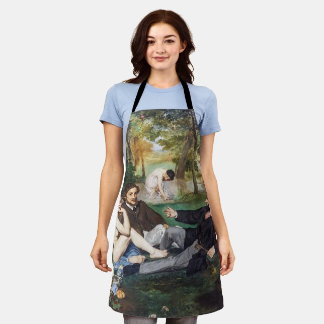 Edouard Manet - Luncheon on the Grass Apron (Worn)
