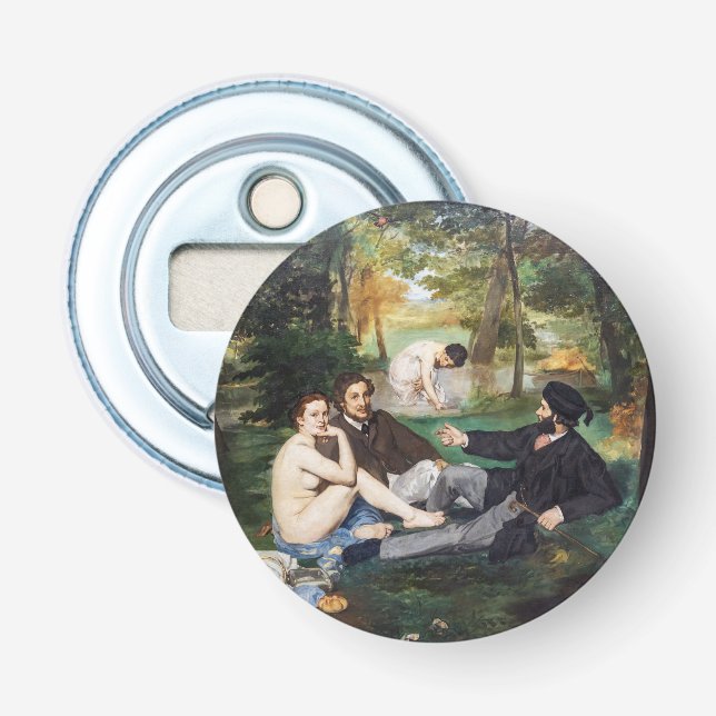 Edouard Manet - Luncheon on the Grass Bottle Opener (Front)