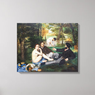 Edouard Manet - Luncheon on the Grass Canvas Print