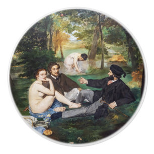 Edouard Manet - Luncheon on the Grass Ceramic Knob
