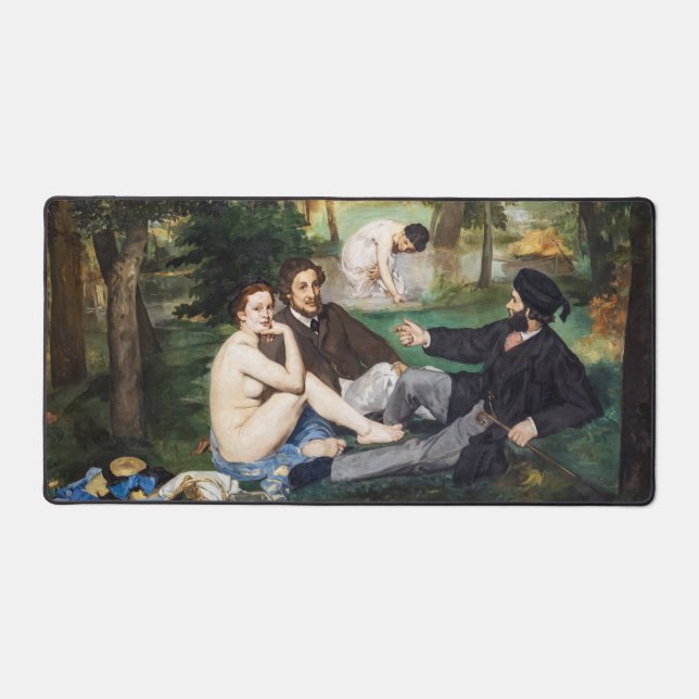 Edouard Manet - Luncheon on the Grass Desk Mat (Front)