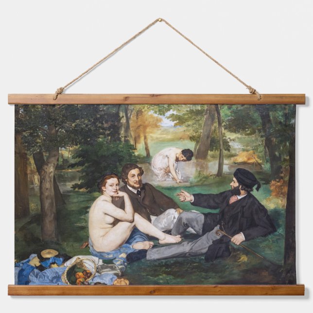 Edouard Manet - Luncheon on the Grass Hanging Tapestry (Front)