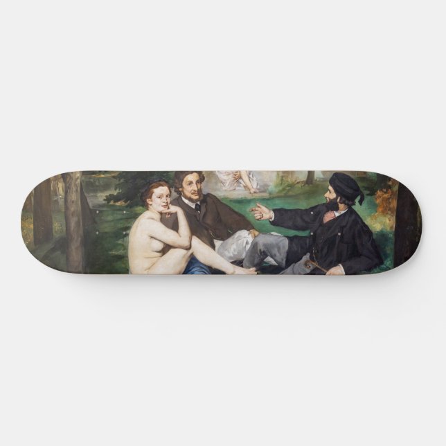 Edouard Manet - Luncheon on the Grass Skateboard (Horz)
