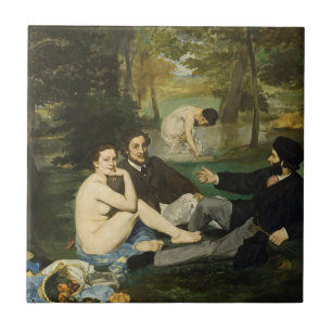Edouard Manet - Luncheon On The Grass Tile