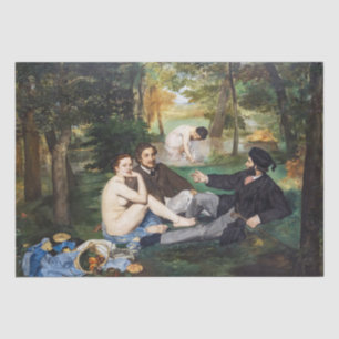 Edouard Manet - Luncheon on the Grass Tissue Paper