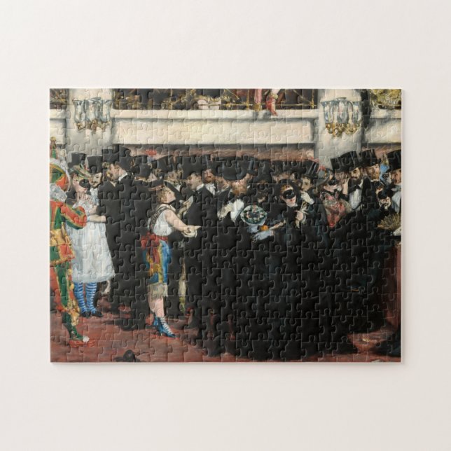 Edouard Manet - Masked Ball at the Opera Jigsaw Puzzle (Horizontal)