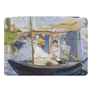 Edouard Manet - Monet in his Studio Boat iPad Pro Cover