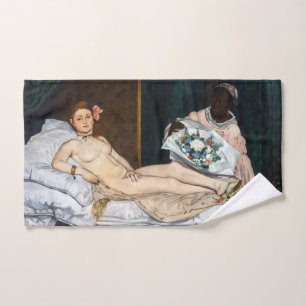 Edouard Manet - Olympia Bath Towel Set