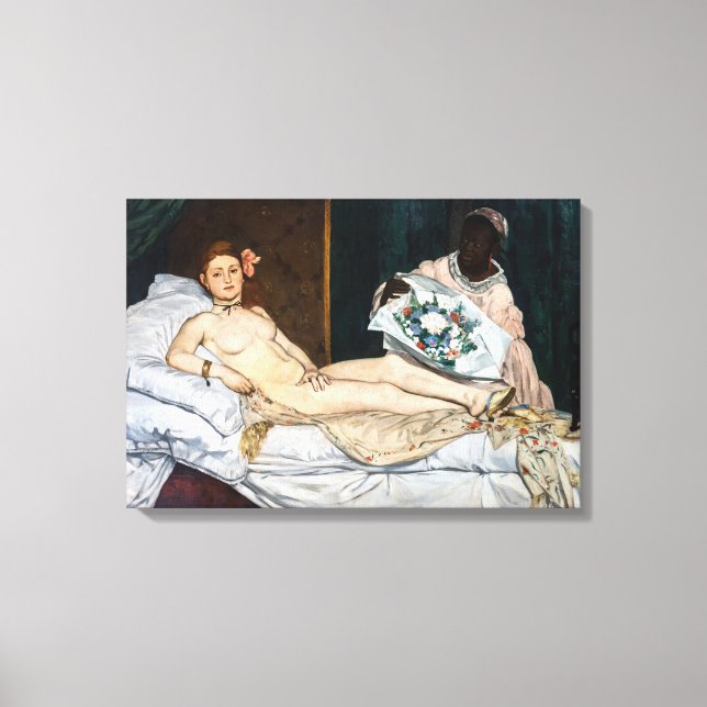 Edouard Manet - Olympia Canvas Print (Front)
