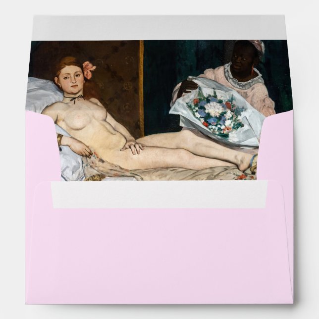 Edouard Manet - Olympia Envelope (Back (Bottom))