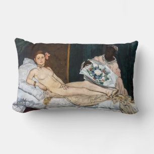Edouard Manet - Olympia Lumbar Pillow