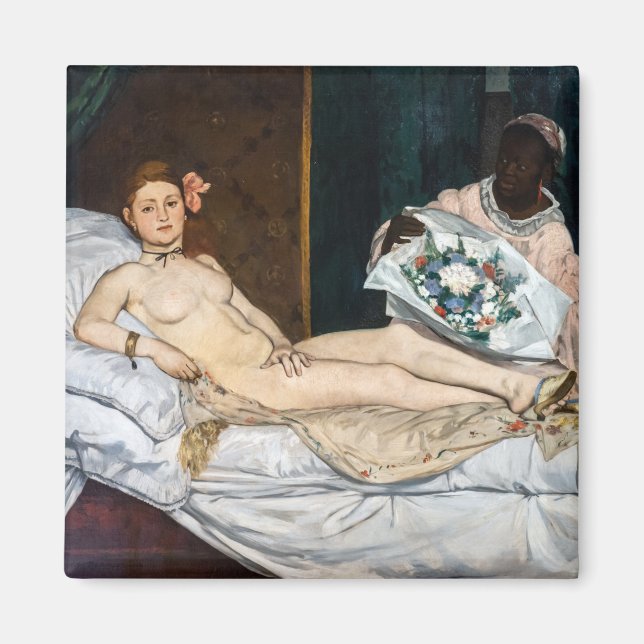 Edouard Manet - Olympia Magnet (Front)