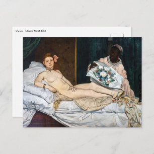 Edouard Manet - Olympia Postcard