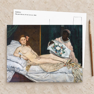 Edouard Manet - Olympia Postcard