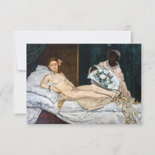 Edouard Manet - Olympia Thank You Card