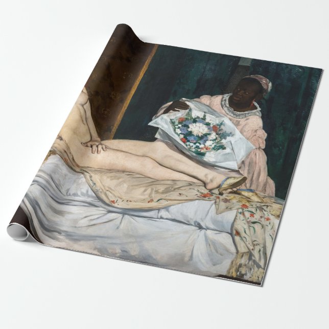 Edouard Manet - Olympia Wrapping Paper (Unrolled)