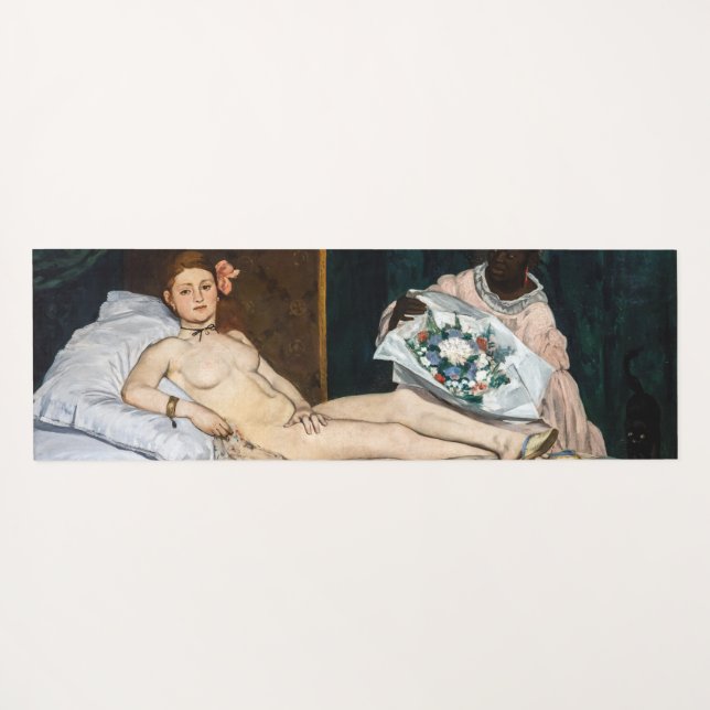 Edouard Manet - Olympia Yoga Mat (Back (Horizontal))