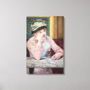 Edouard Manet - Plum Brandy Canvas Print