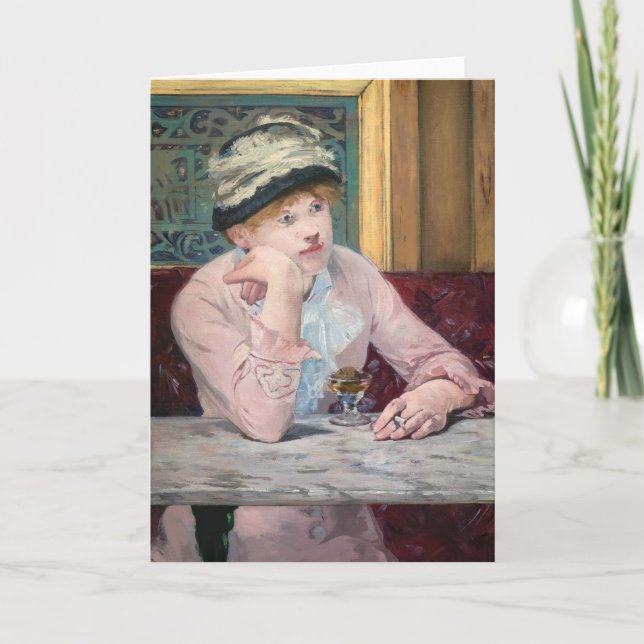 Edouard Manet - Plum Brandy Card (Front)