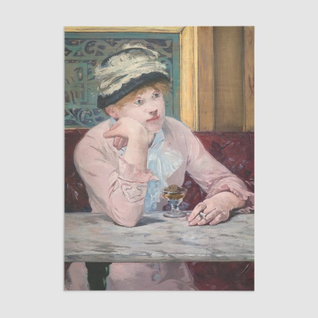 Edouard Manet - Plum Brandy Tissue Paper (Creator Uploaded)