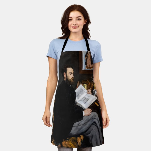 Edouard Manet - Portrait of Emile Zola Apron (Worn)