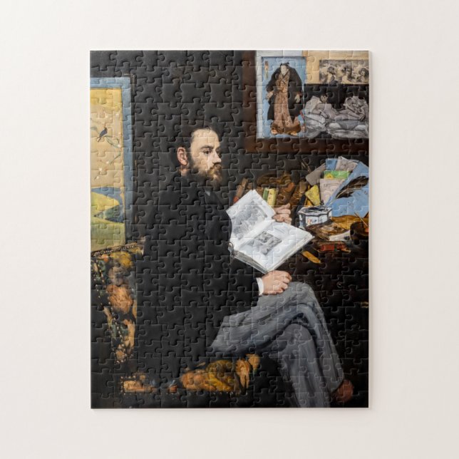 Edouard Manet - Portrait of Emile Zola Jigsaw Puzzle (Vertical)
