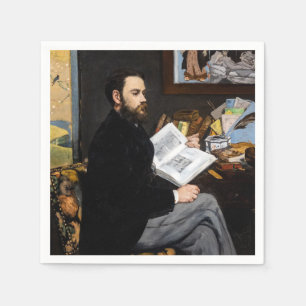 Edouard Manet - Portrait of Emile Zola Napkin
