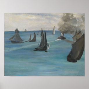 Edouard Manet - Sea View, Calm Weather Poster