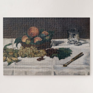 Edouard Manet - Still Life, Fruits on a Table Jigsaw Puzzle