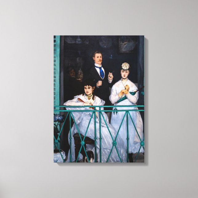 Edouard Manet - The Balcony / Le Balcon Canvas Print (Front)