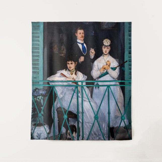Edouard Manet - The Balcony / Le Balcon Tapestry (Front)