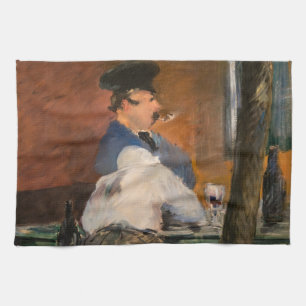 Edouard Manet - The Bar, Le Bouchon Kitchen Towel