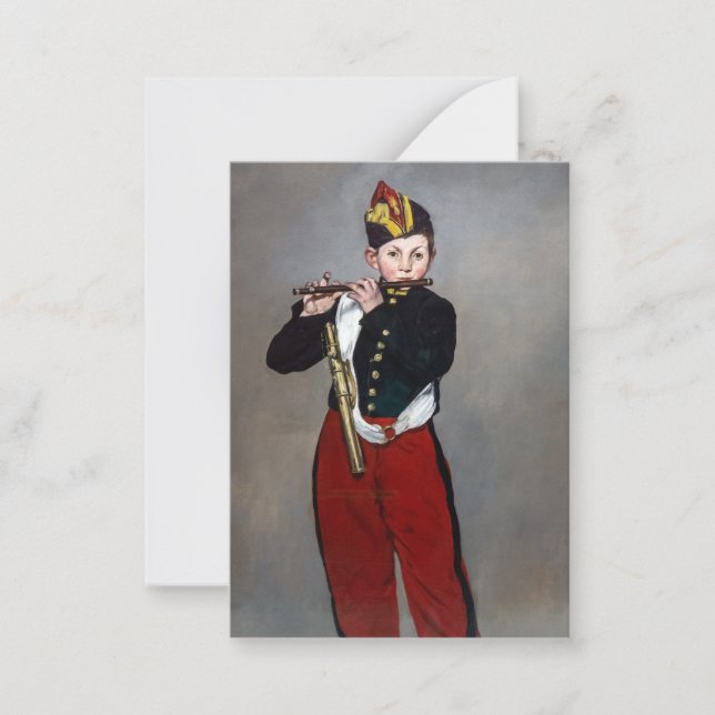 Edouard Manet - The Fifer / Young Flautist Card (Front)