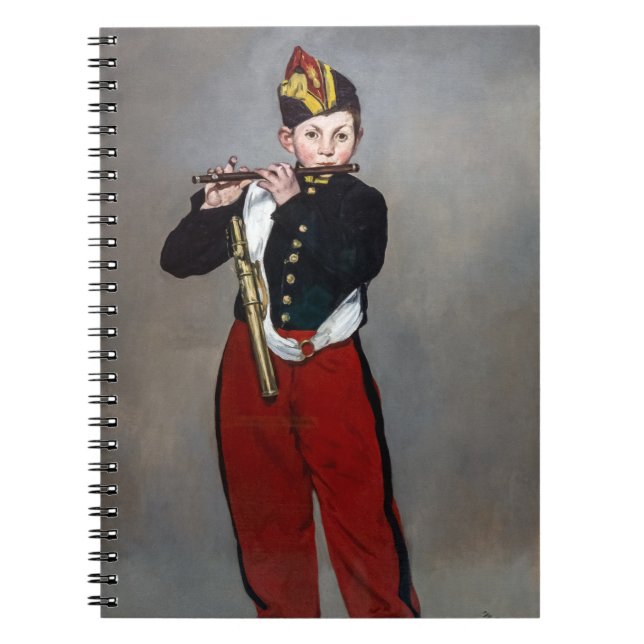 Edouard Manet - The Fifer / Young Flautist Notebook (Front)