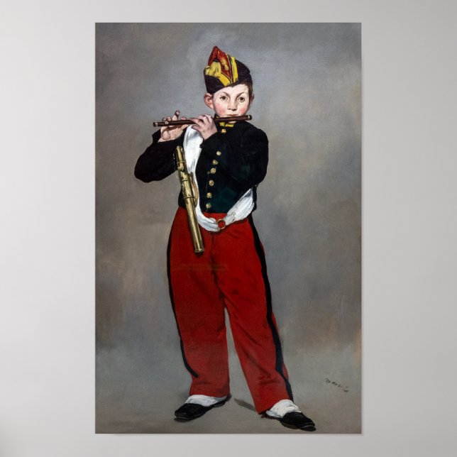 Edouard Manet - The Fifer / Young Flautist Poster (Front)