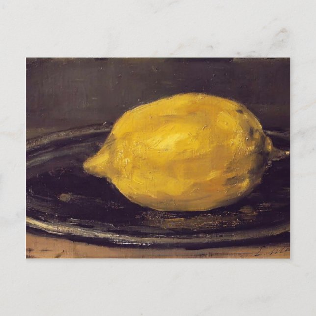 Edouard Manet- The Lemon Postcard (Front)