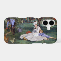 Edouard Manet - The Monet family in their garden